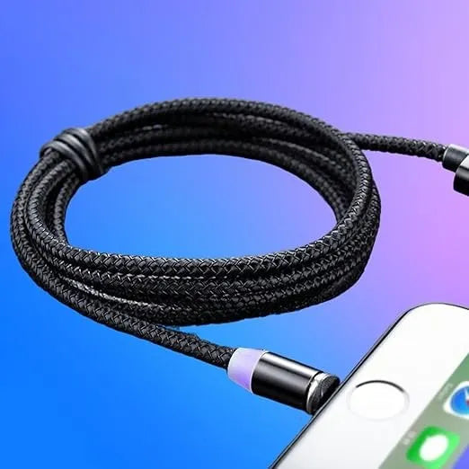 3-in-1 Magnetic Charging Cable – Fast Charge for Android & iPhone