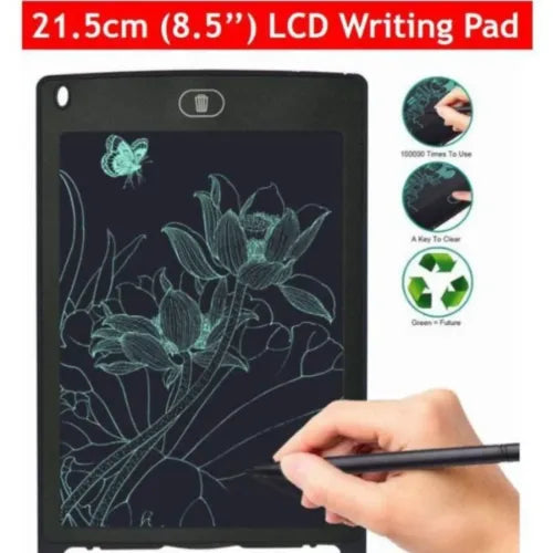 8.5" LCD Writing Tablet – Reusable Kids Drawing Pad