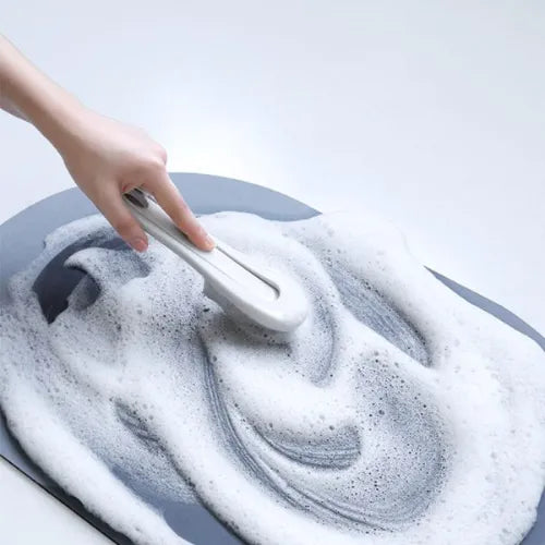 Round Quick-Dry Bath Mat – Super Absorbent Non-Slip Rug