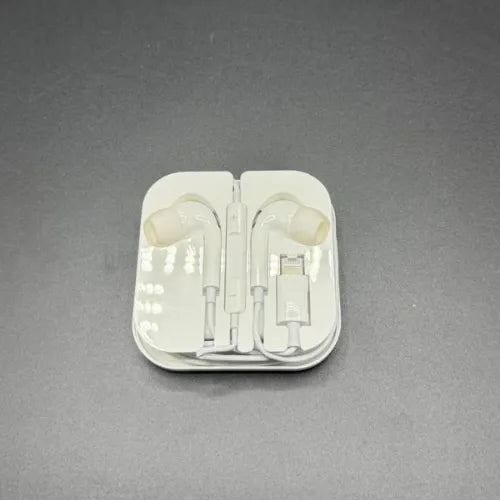 Apple-Style Wired Earphones with Mic – Hands-Free iPhone