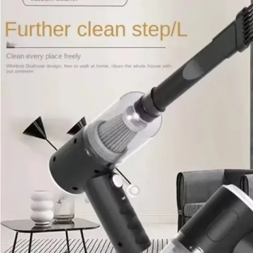 3-in-1 Mini Vacuum Cleaner – Wireless Air Duster & Blower