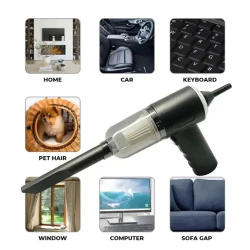 3-in-1 Mini Vacuum Cleaner – Wireless Air Duster & Blower