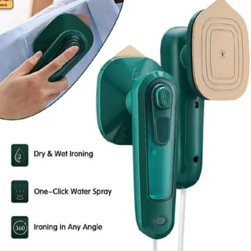 Portable Mini Steam Iron – Handheld Travel Garment Steamer