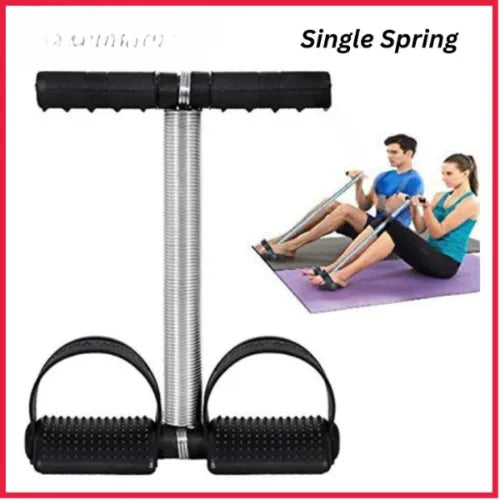 Tummy Trimmer – Single Spring Ab Exerciser for Home & Travel