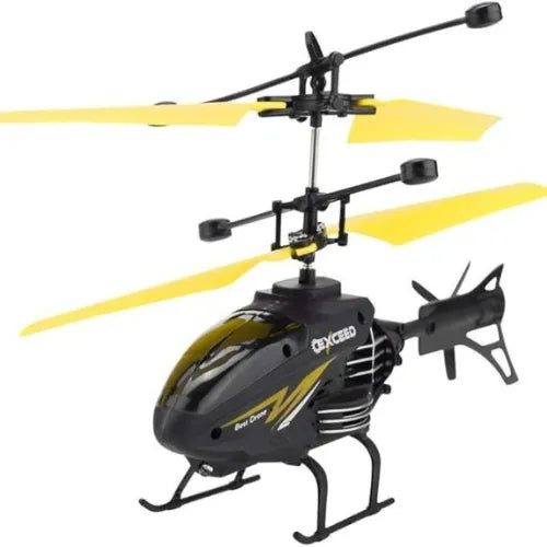 Watch-Controlled Flying Helicopter – LED Induction Toy for Kids