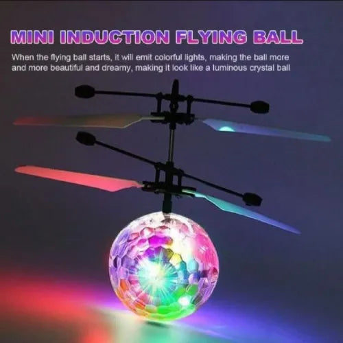Hand-Control Flying Crystal Ball – LED Hover Toy for Kids