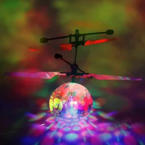 Hand-Control Flying Crystal Ball – LED Hover Toy for Kids