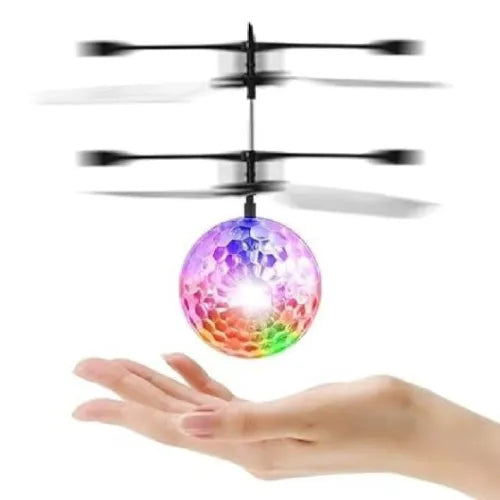 Hand-Control Flying Crystal Ball – LED Hover Toy for Kids