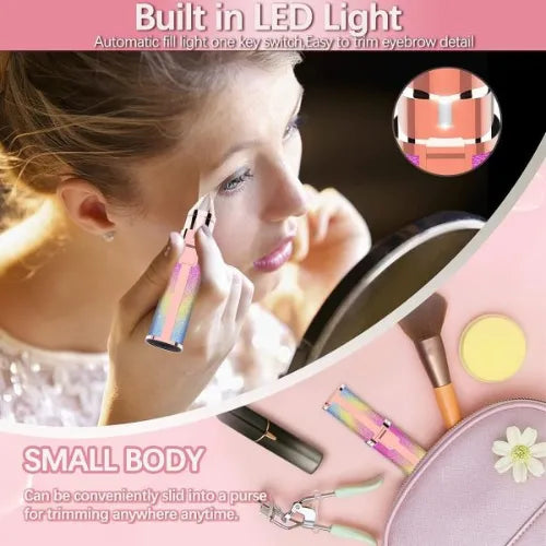 2 In 1 Electric Eyebrow Trimmer & Facial Hair Shaver