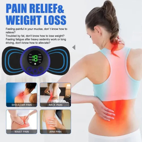 EMS Mini Massager Patch – Wireless Full-Body Pain Relief
