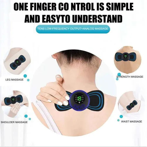 EMS Mini Massager Patch – Wireless Full-Body Pain Relief