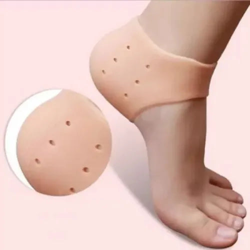 Silicone Heel Pads – Anti-Crack & Pain Relief for Men & Women