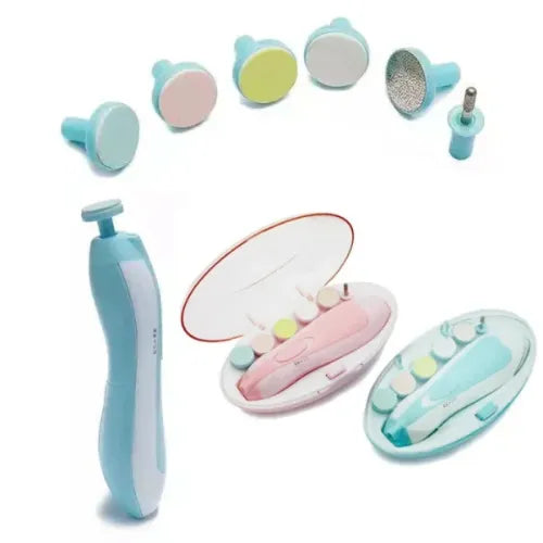 Baby Electric Nail Trimmer – Safe & Silent 6-in-1 Nail Care