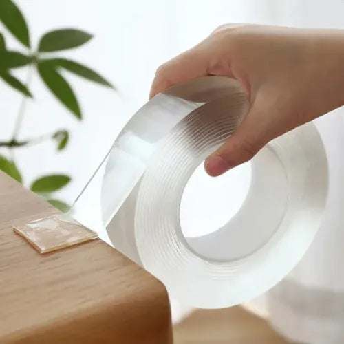 Nano Grip Reusable Tape – Washable Double-Sided Adhesive