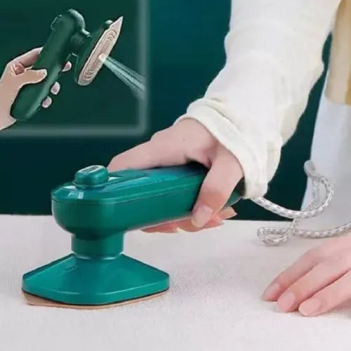 Portable Mini Steam Iron – Handheld Travel Garment Steamer