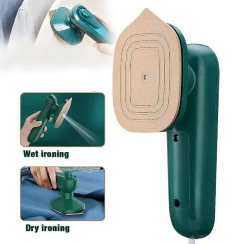 Portable Mini Steam Iron – Handheld Travel Garment Steamer