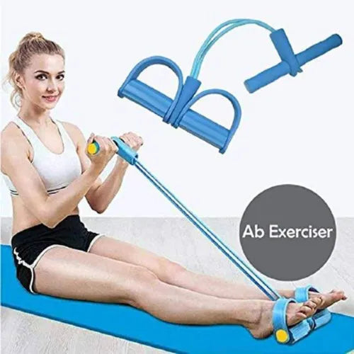 Double String Rubber Tummy Trimmer – Home & Gym Exercise Tool