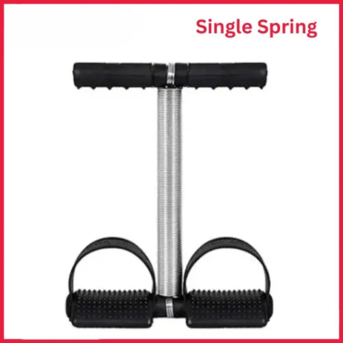 Tummy Trimmer – Single Spring Ab Exerciser for Home & Travel