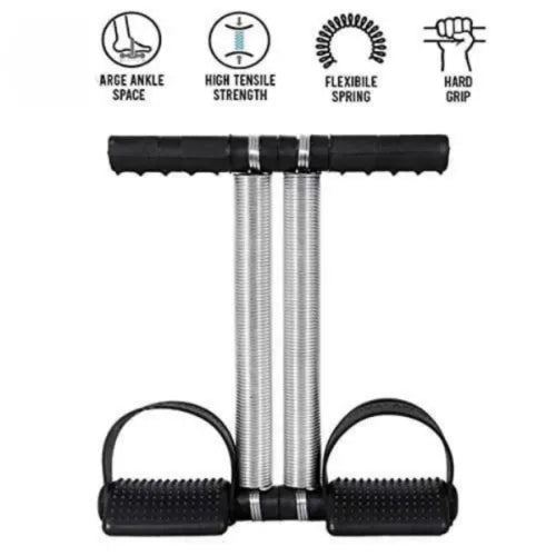 Tummy Trimmer – Single Spring Ab Exerciser for Home & Travel