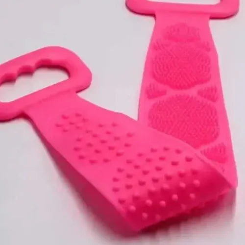 Dual-Sided Bath Towel Scrubber – Back & Body Exfoliator