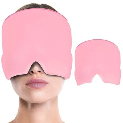Migraine Relief Cap – Hot & Cold Gel Therapy for Head & Eyes
